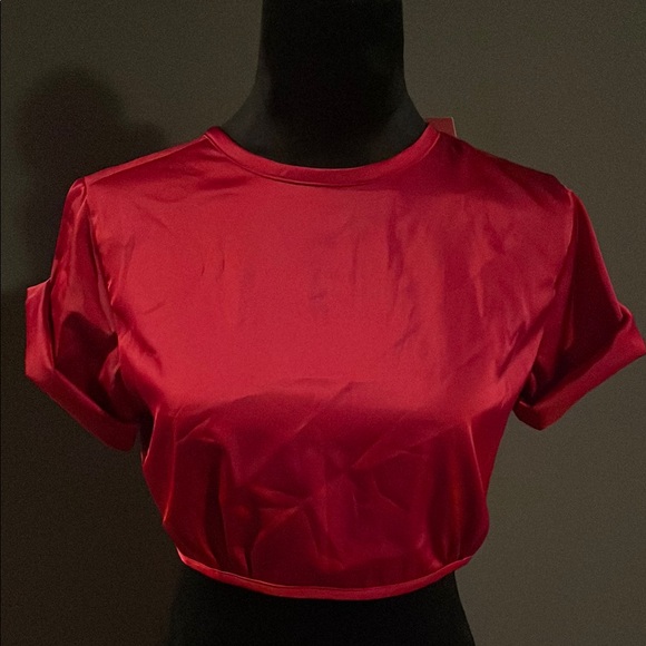 Red Crop Top - Picture 1 of 3